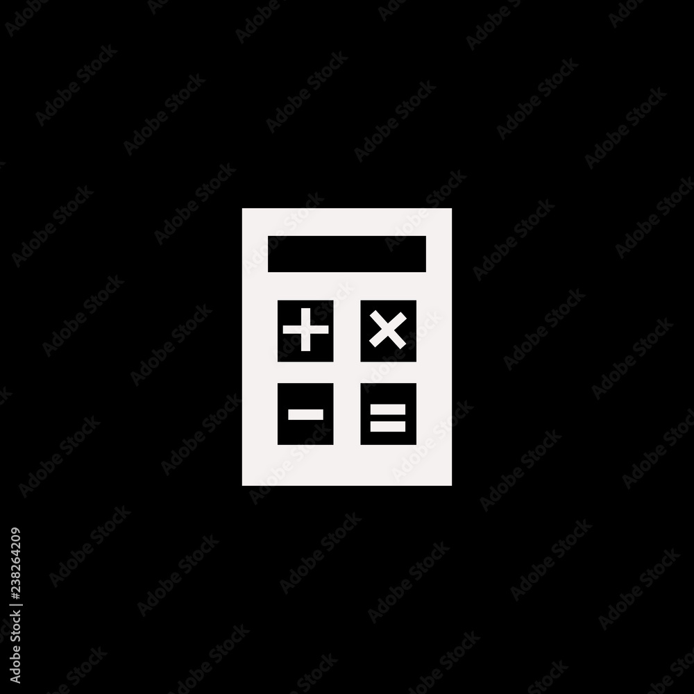 Calculator vector icon. flat Calculator design. Calculator illustration for graphic Calculator vector icon. flat Calculator design. Calculator illustration for graphic
