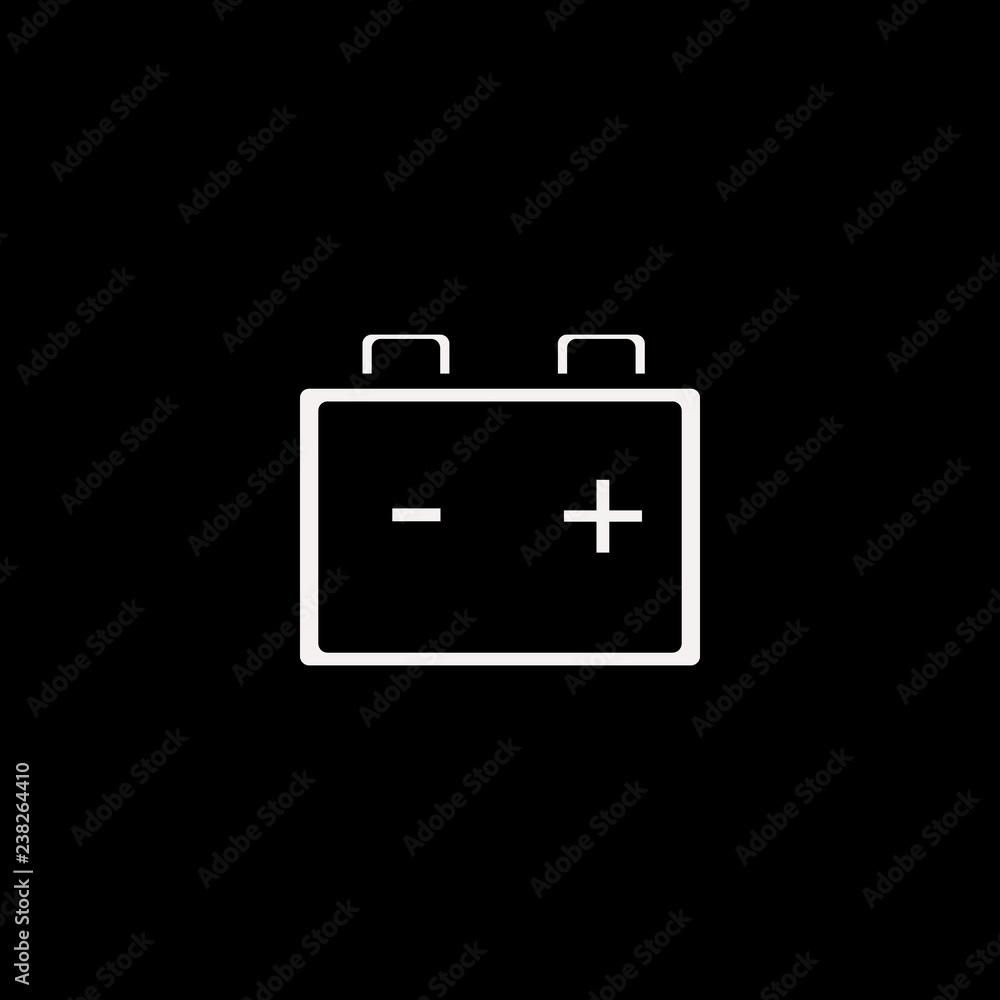 car battery vector icon. flat car battery design. car battery illustration for graphic car battery vector icon. flat car battery design. car battery illustration for graphic