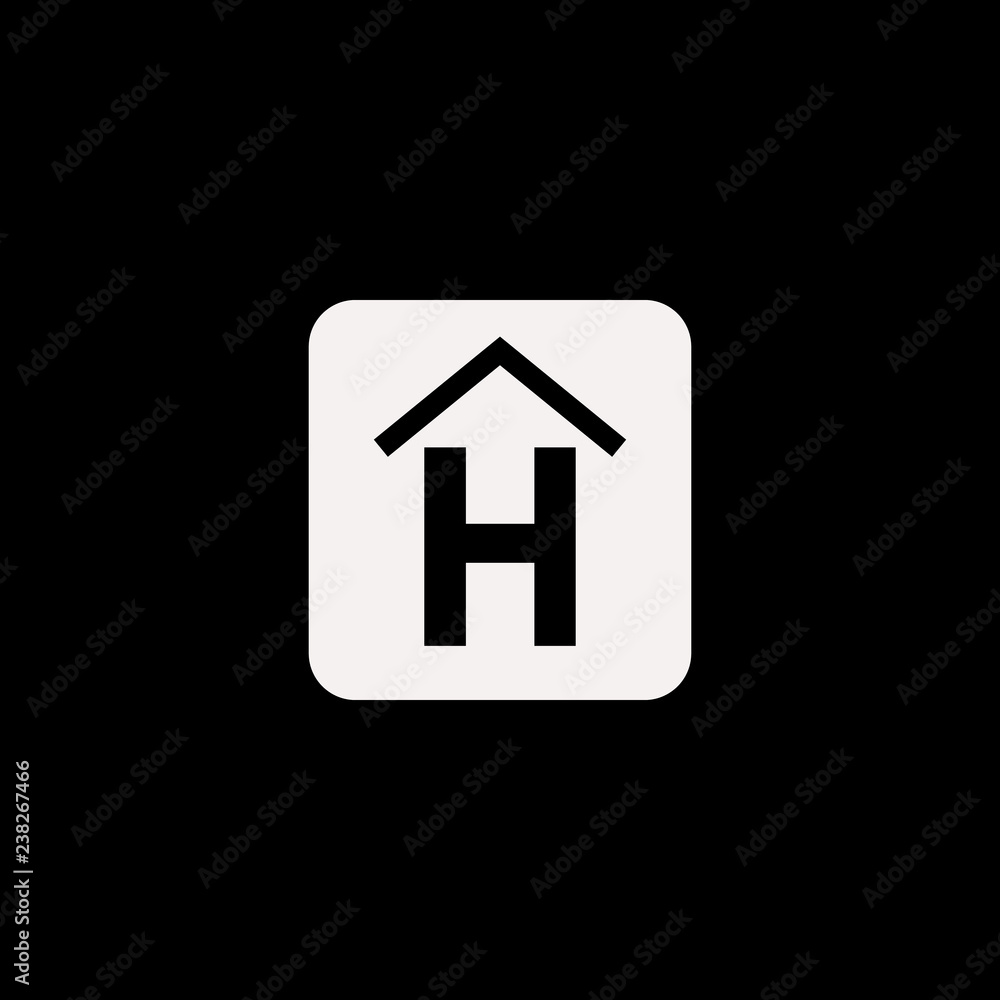 Hotel sign vector icon. flat Hotel sign design. Hotel sign illustration for graphic Hotel sign vector icon. flat Hotel sign design. Hotel sign illustration for graphic