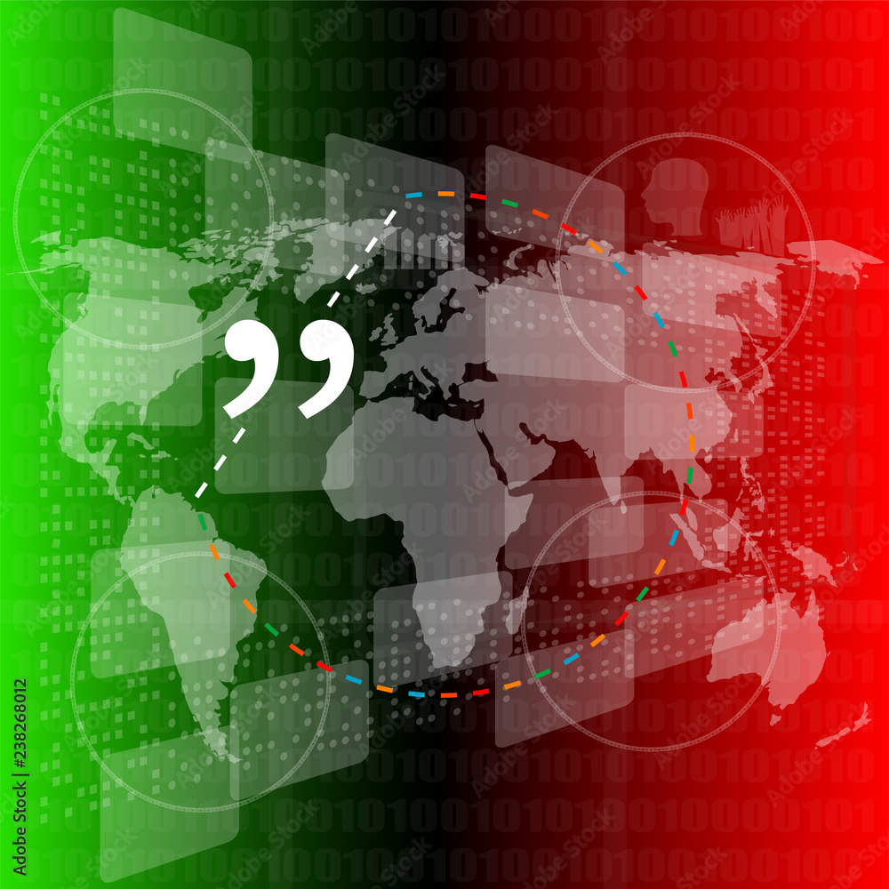 Quotation Mark Speech Bubble. Quote sign icon. Abstract background. Quotation Mark Speech Bubble. Quote sign icon. Abstract background.