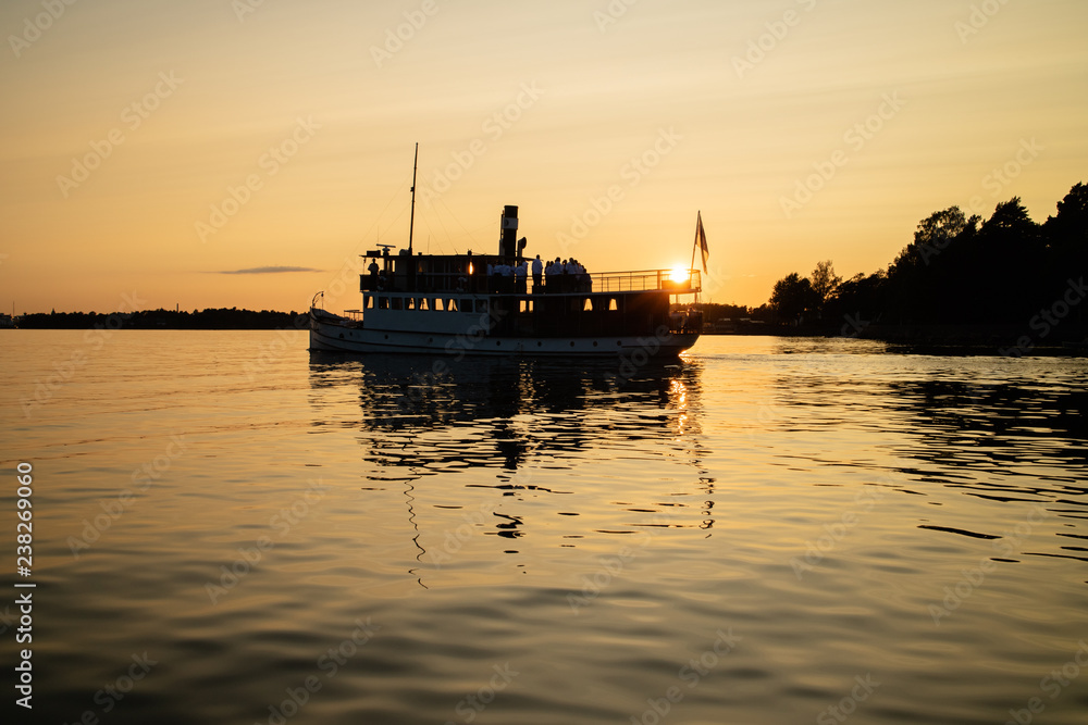old ship in sunset helsinki old ship in sunset helsinki