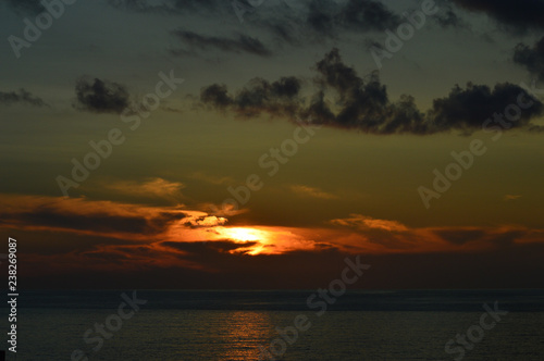 sunset over the sea © chris