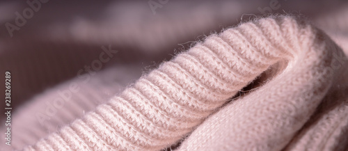 Natural pink wool background, textile and fabric industry background