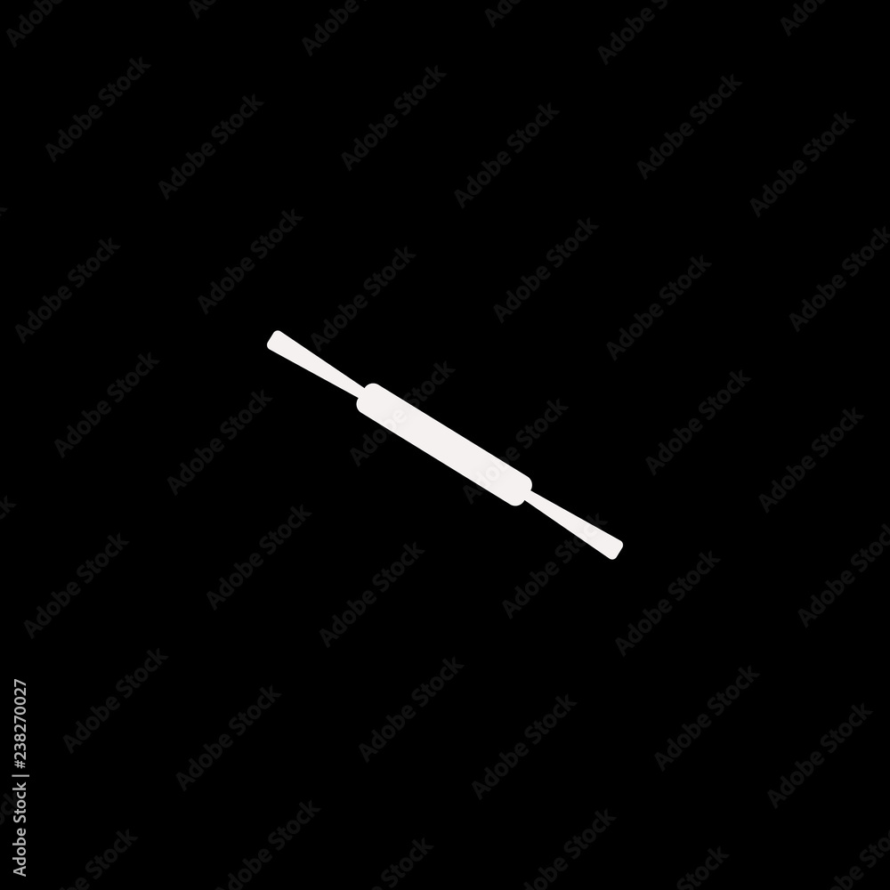 Rolling pin vector icon. flat Rolling pin design. Rolling pin illustration for graphic Rolling pin vector icon. flat Rolling pin design. Rolling pin illustration for graphic