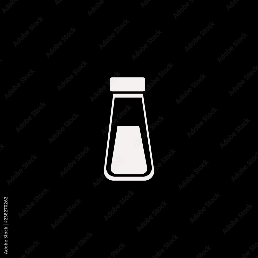 Salt shaker vector icon. flat Salt shaker design. Salt shaker illustration for graphic Salt shaker vector icon. flat Salt shaker design. Salt shaker illustration for graphic