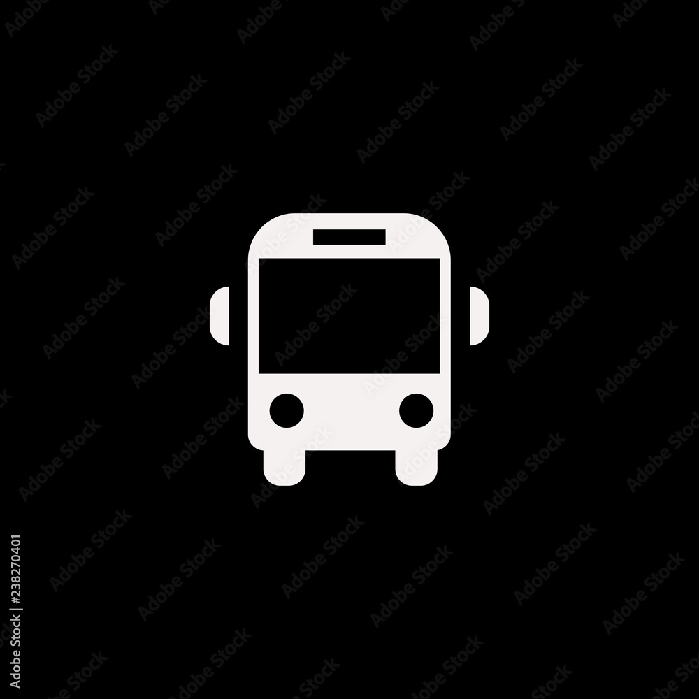 school bus vector icon. flat school bus design. school bus illustration for graphic school bus vector icon. flat school bus design. school bus illustration for graphic