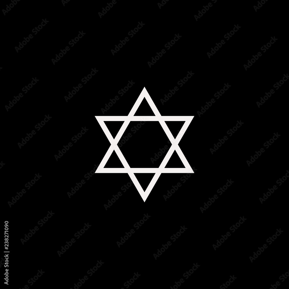 star of David vector icon. flat star of David design. star of David illustration for graphic star of David vector icon. flat star of David design. star of David illustration for graphic