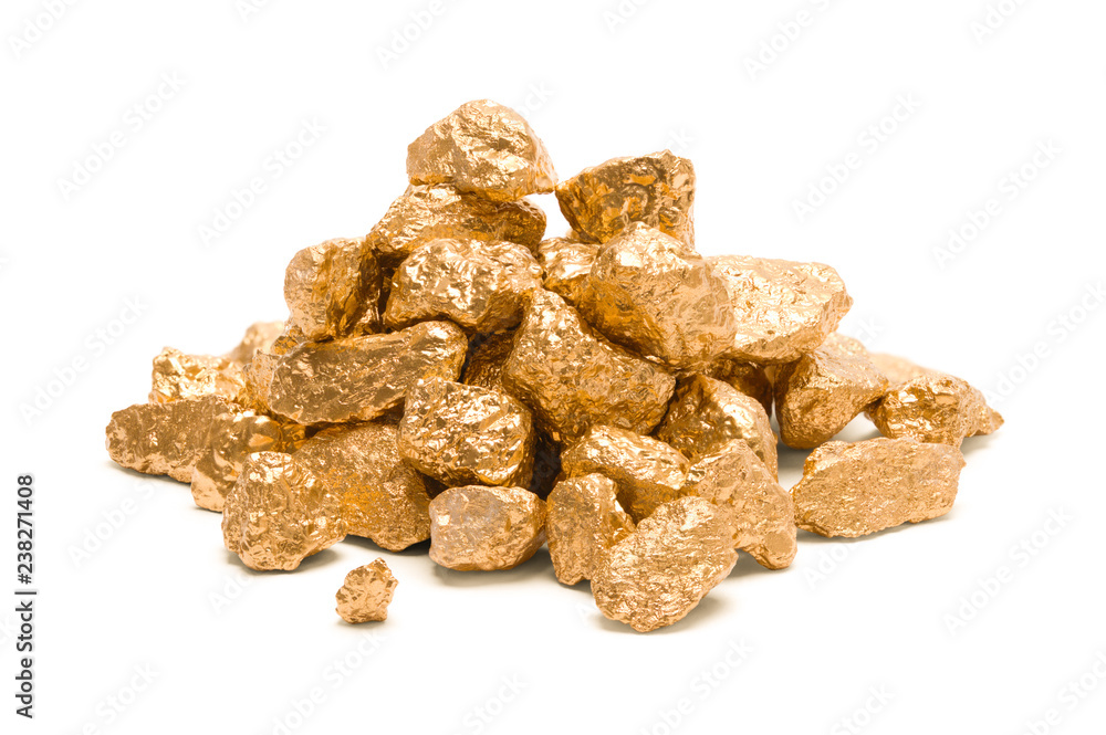 Gold Nuget Pile Gold Nuget Pile