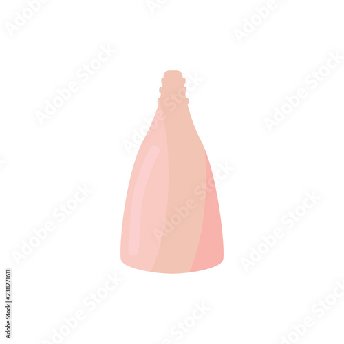 Menstrual cup icon in cartoon style