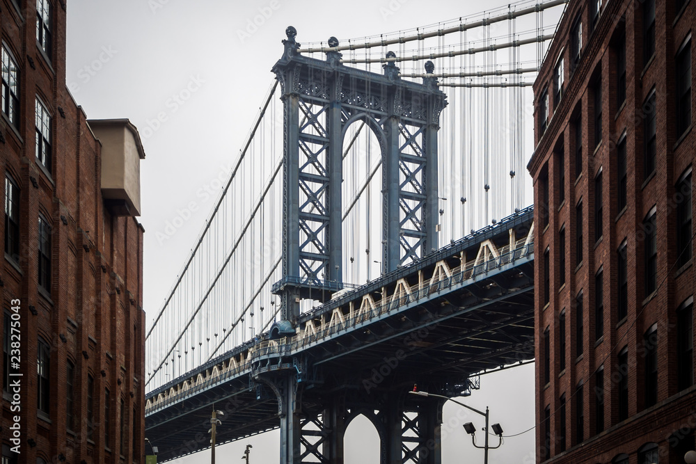Naklejka premium Zamknij się Dumbo - Nowy Jork, NY