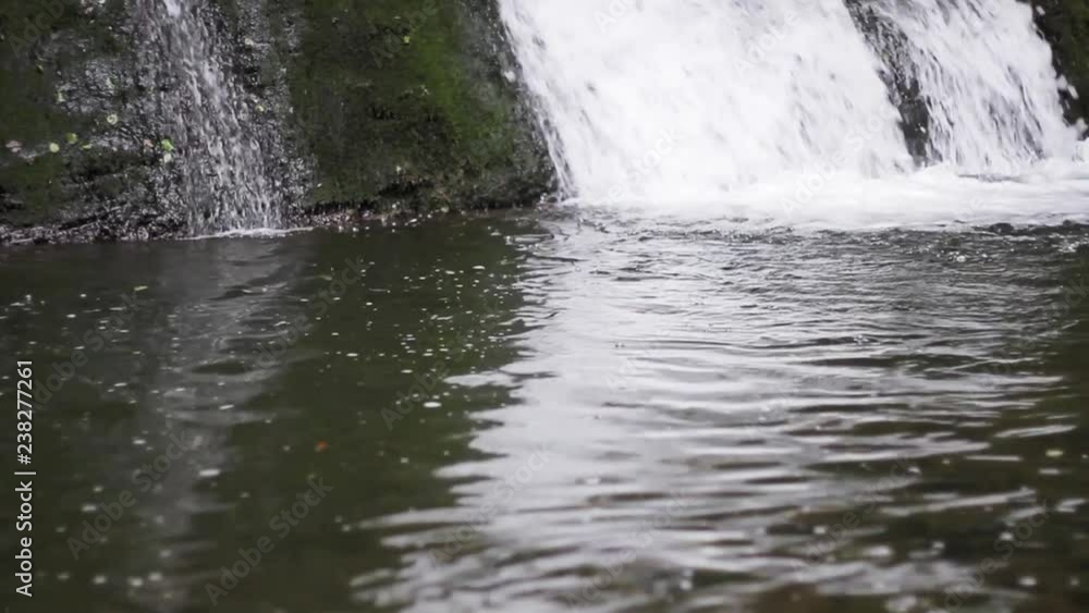 Close up view of waves, strong water flow. Pure nature, relaxation, harmony and balance. Saving nature concept Close up view of waves, strong water flow. Pure nature, relaxation, harmony and balance. Saving nature concept