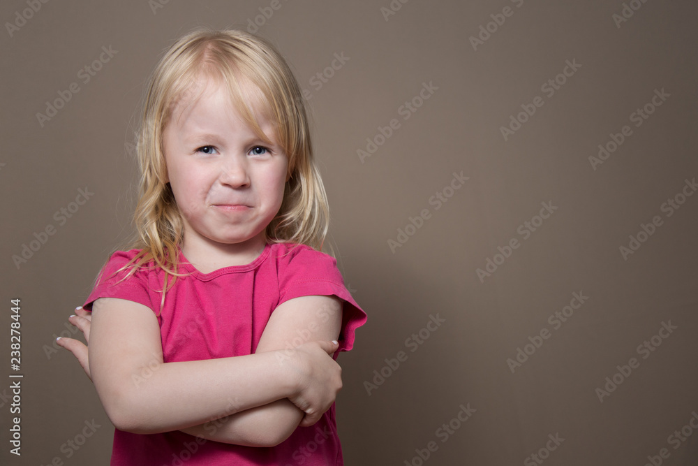 portrait of a little girl