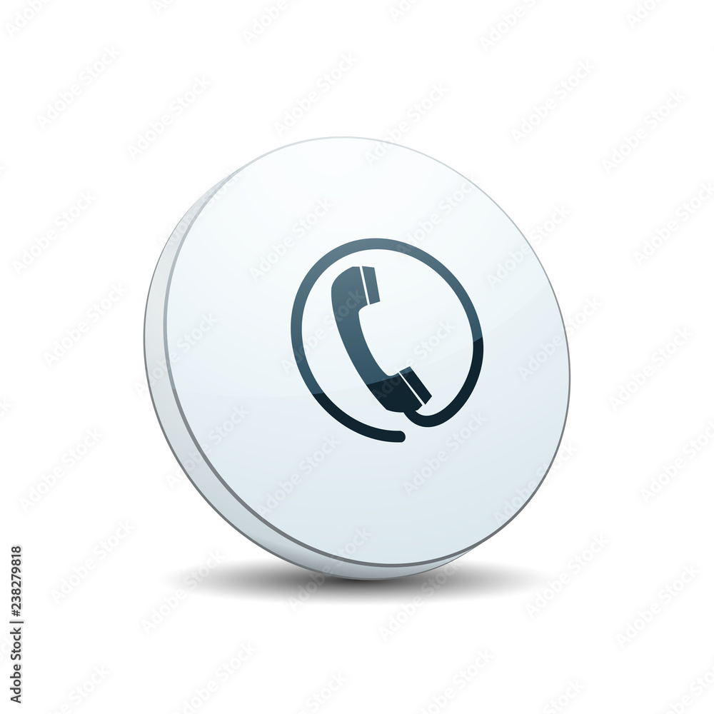 Contact Wire Pfone button illustration Contact Wire Pfone button illustration
