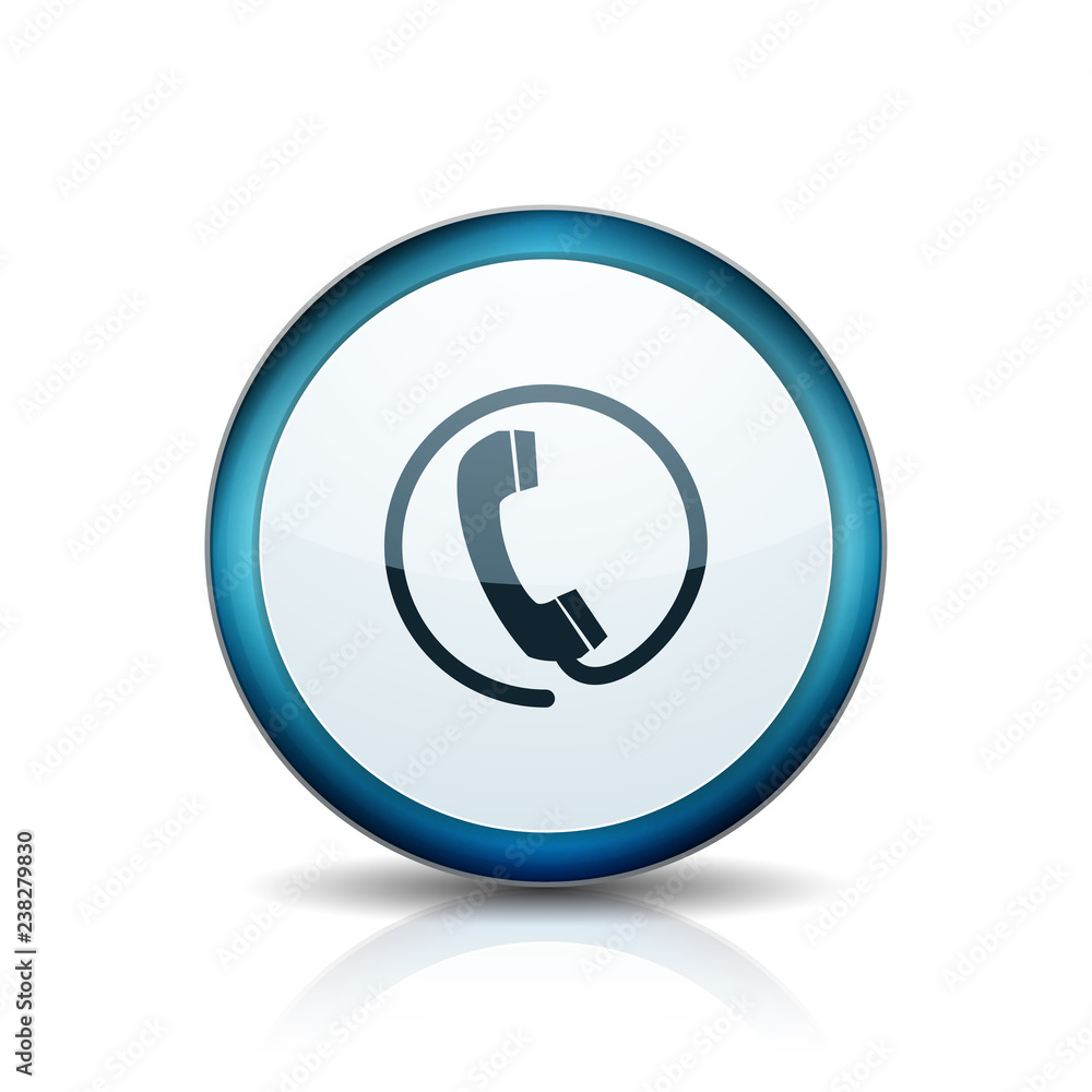 Contact Wire Pfone button illustration Contact Wire Pfone button illustration