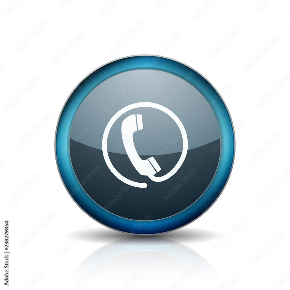 Contact Wire Pfone button illustration Contact Wire Pfone button illustration