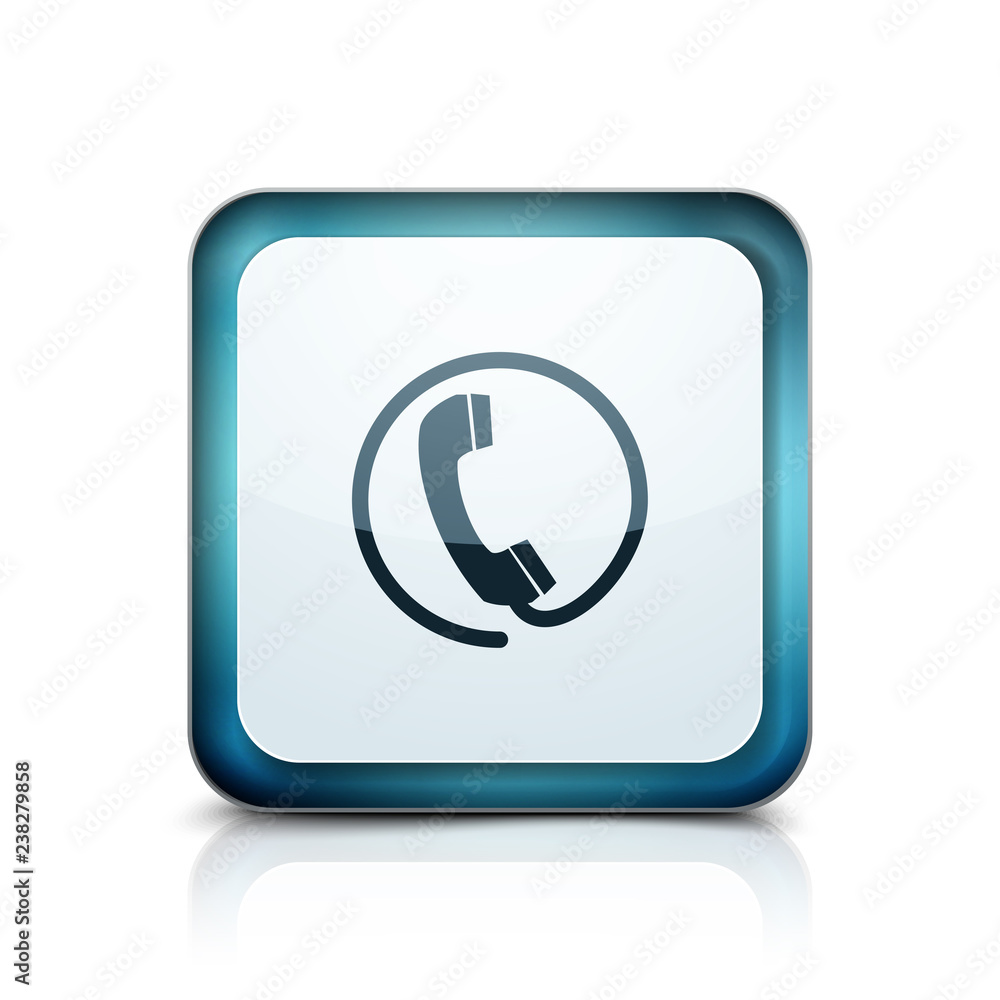 Contact Wire Pfone button illustration Contact Wire Pfone button illustration