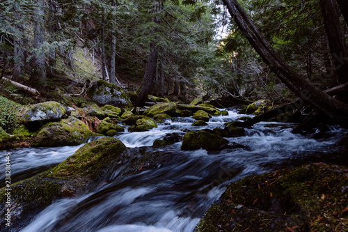 Rushing water