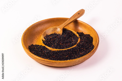 фотографія black quinoa black quinua