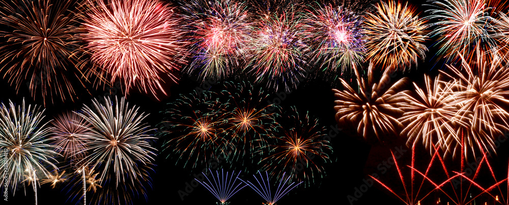 Wunderschönes Feuerwerk Wunderschönes Feuerwerk