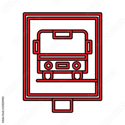 bus stop  Perfect Icon Vector Or Pigtogram Illustration In Filled Style