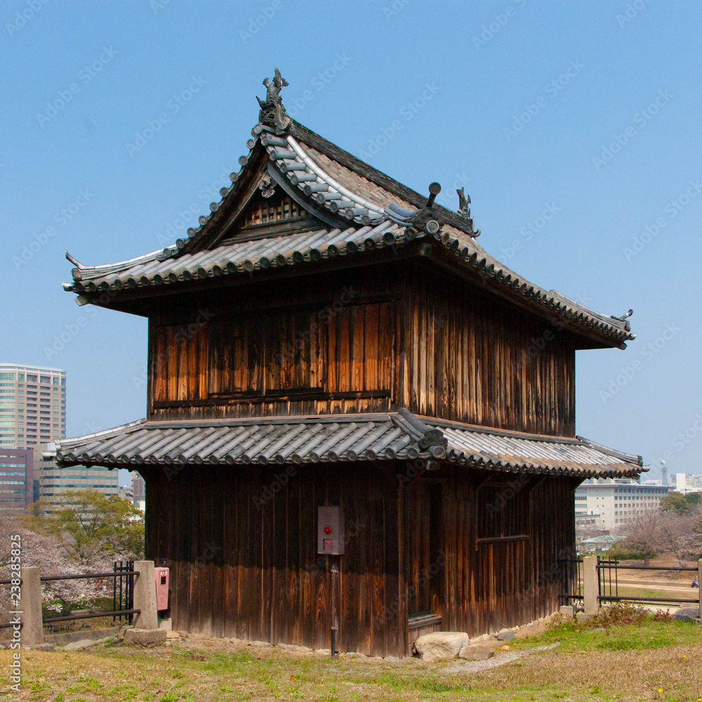 Obraz premium Old Japanese Traditional Cottage 