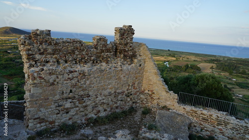 Sardinien, Castello della Fava, Posada, Sonnenuntergang, Strand, Umrisse, 08.06.2012 photo