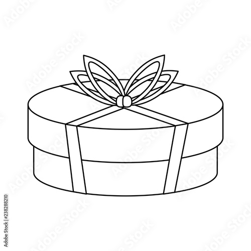 Shopping gift box in black and white © Jemastock