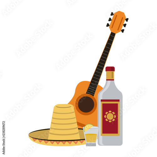Tequila mexican drink