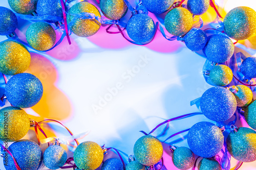 Christmas. New Year. Colore...
