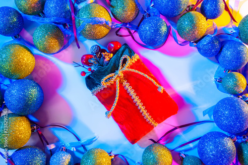 Christmas. New Year. Colore...