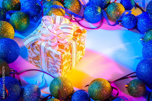 Christmas. New Year. Colore...