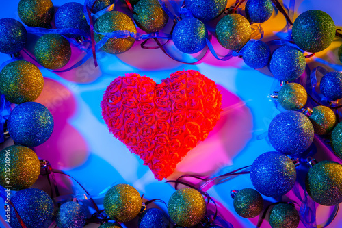 Christmas. New Year. Colore...