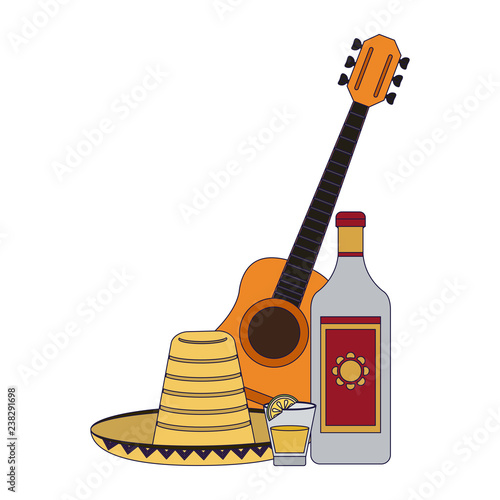 Tequila mexican drink