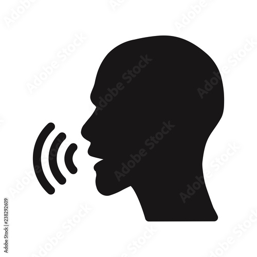 Voice recognition icon