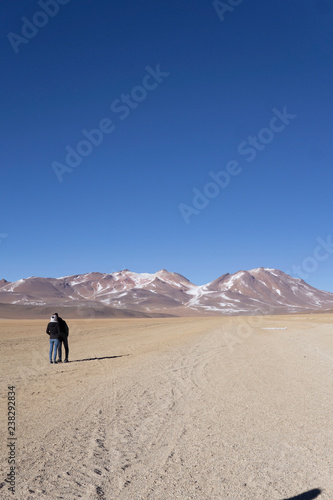 couple in desert