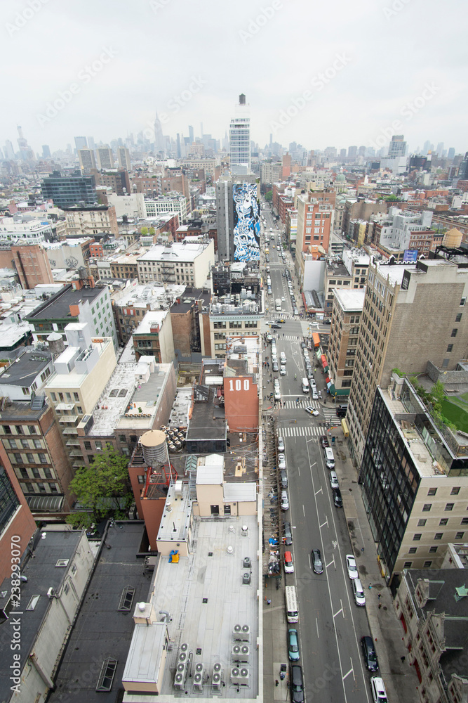 Fototapeta premium Aerial View of City