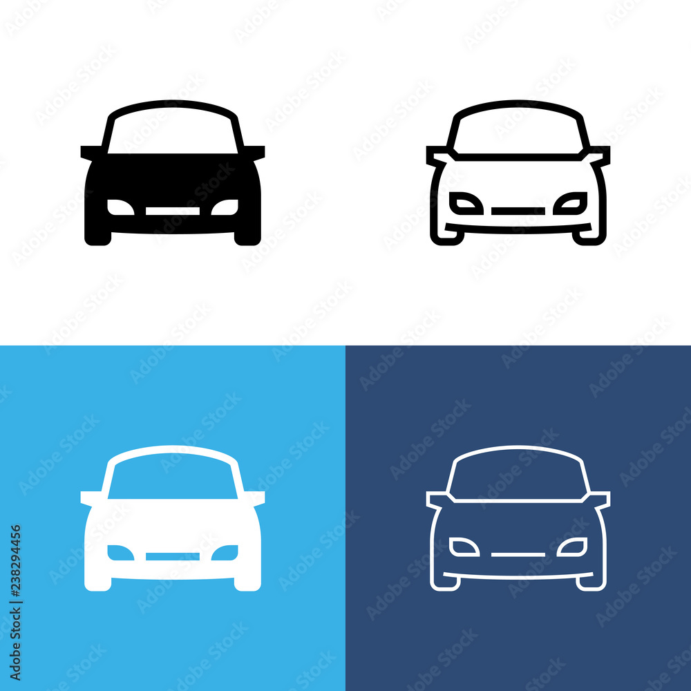 Obraz premium Car Icon Set