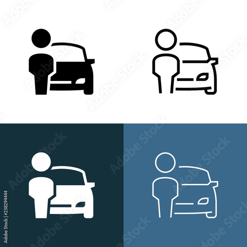 Car Dealer Icon Set