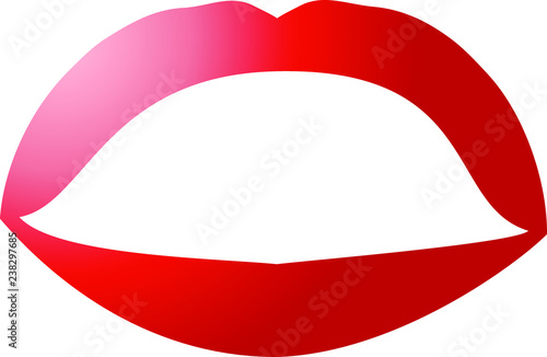 Beautiful Lady's lips