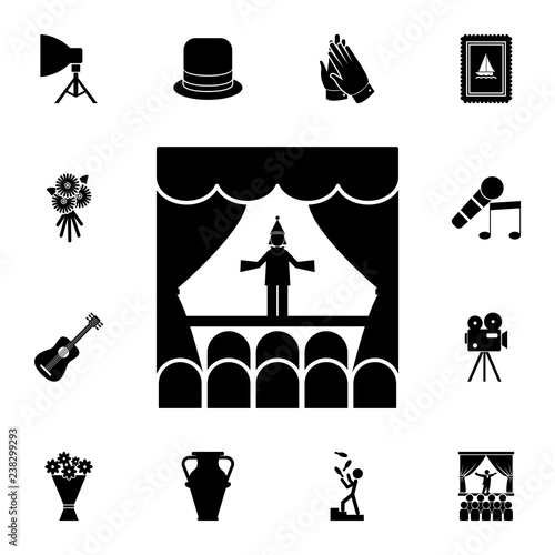 pantomime theater icon. Detailed set of theater icons. Premium graphic design. One of the collection icons for websites, web design, mobile app