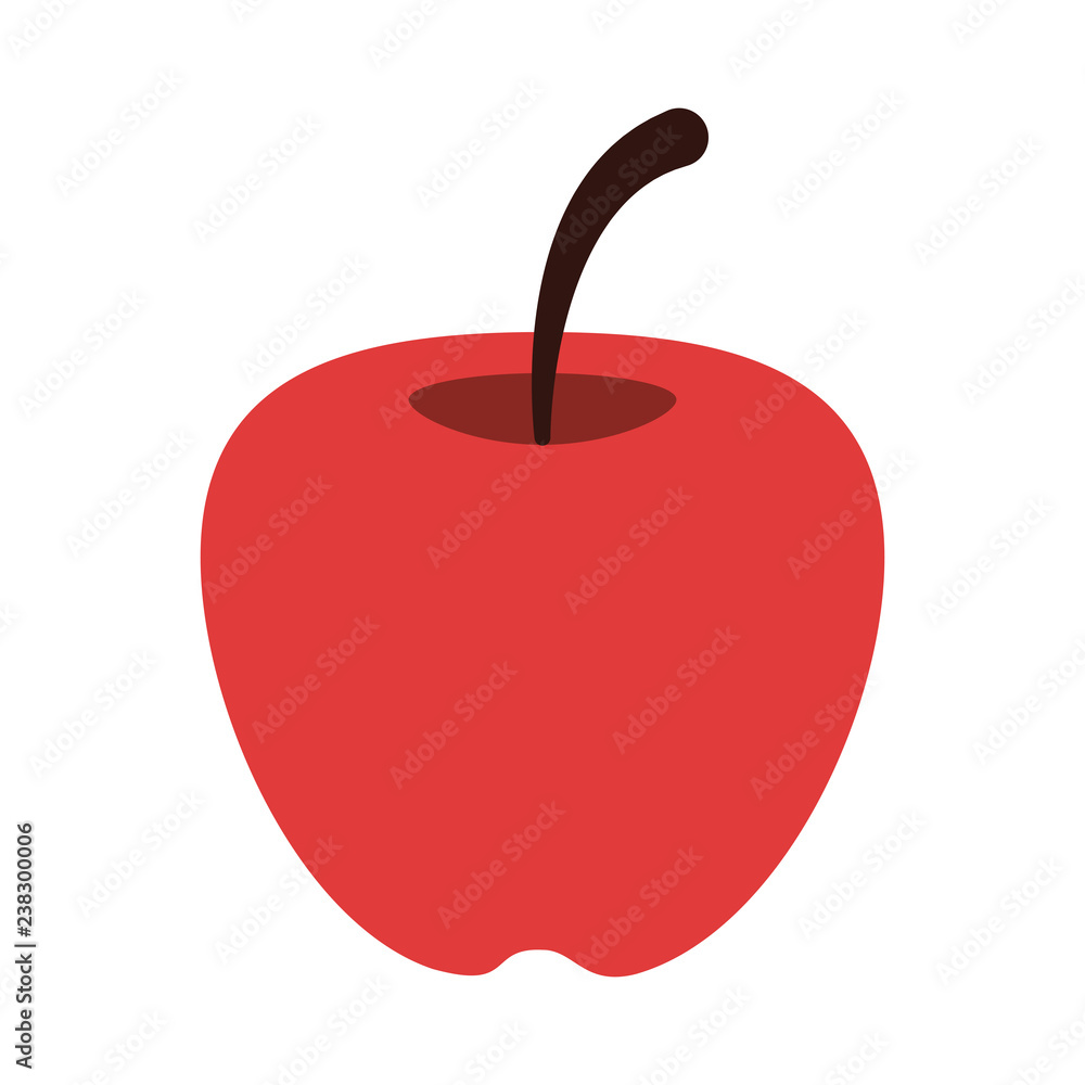 Obraz premium Fruit apple cartoon