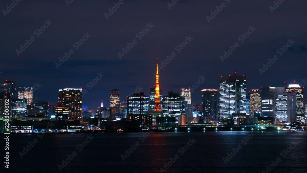 東京夜景・タイムラプス・4K