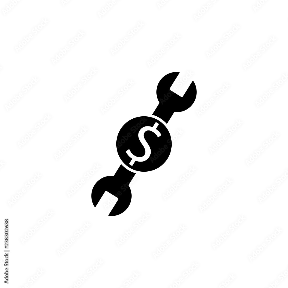 Wrench, money, dollar icon. Element of repair icon for mobile concept and web apps. Detailed Wrench, money, dollar icon can be used for web and mobile Wrench, money, dollar icon. Element of repair icon for mobile concept and web apps. Detailed Wrench, money, dollar icon can be used for web and mobile