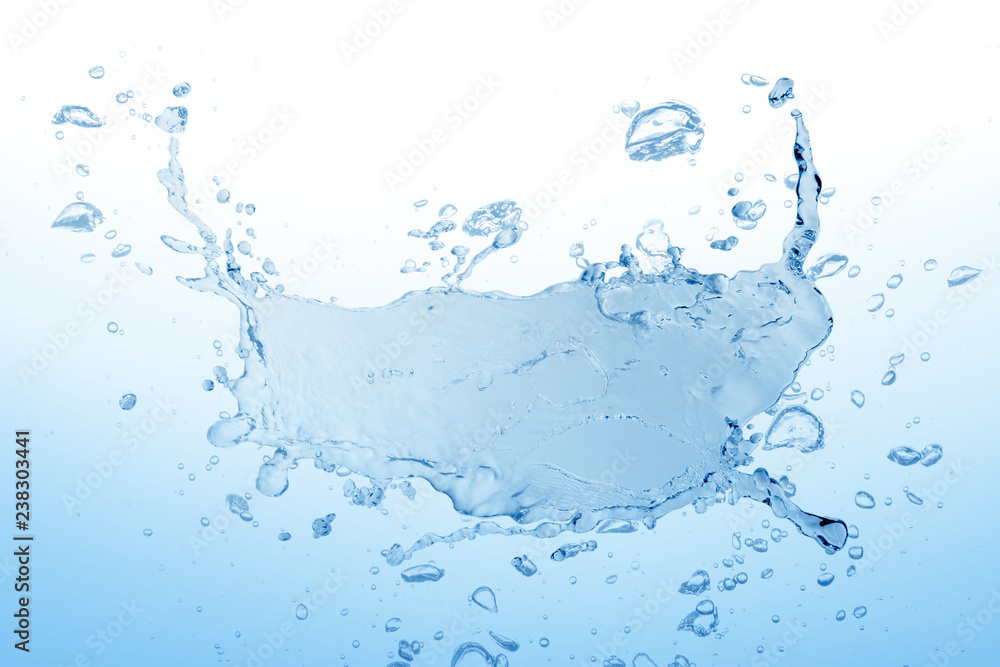 water splash on white backgound,water water splash on white backgound,water