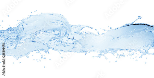 water splash on white backgound,water © CK