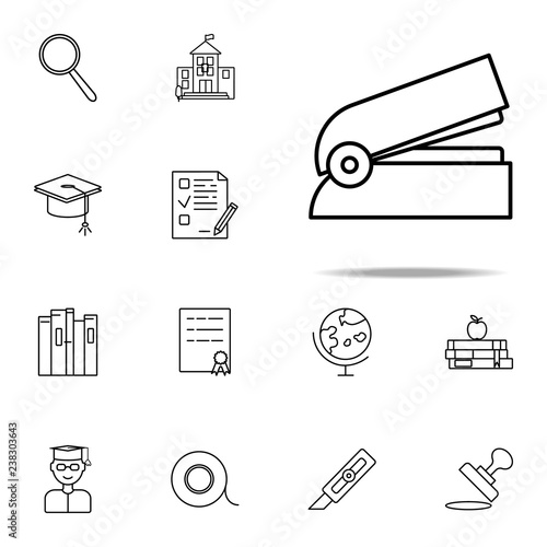 stapler icon. education icons universal set for web and mobile