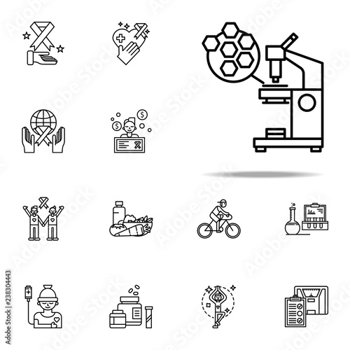 products anti cancer icon. Cancer day icons universal set for web and mobile