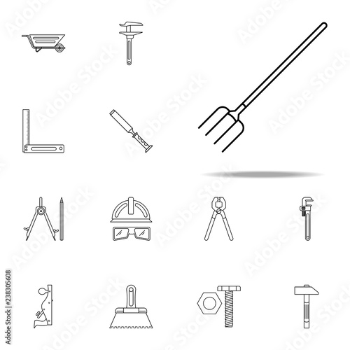 forks icon. Home repair tool icons universal set for web and mobile