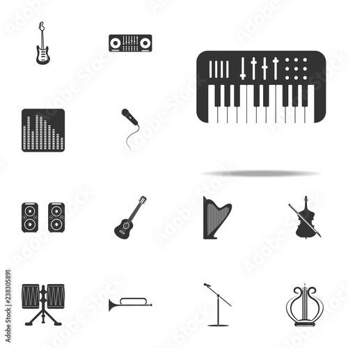 synthesizer icon. Music Instruments icons universal set for web and mobile