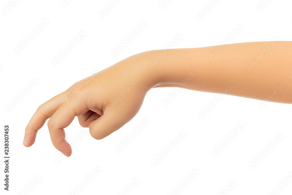 Human hand in showing one's hand in Human hand in showing one's hand in